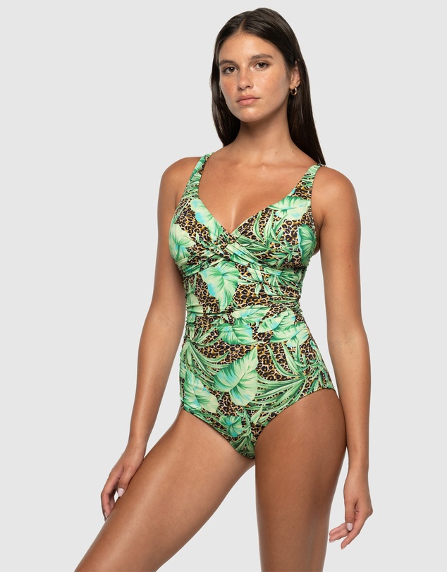 Nip Tuck Swim - Exotic Eden Louise Multifit Ruched Front One Piece