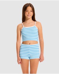 Seafolly - Textured Tankini Set - Kids