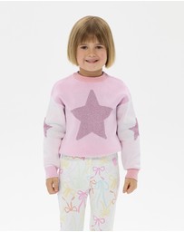 Rock Your Kid - Metallic Stars Lacey Jumper