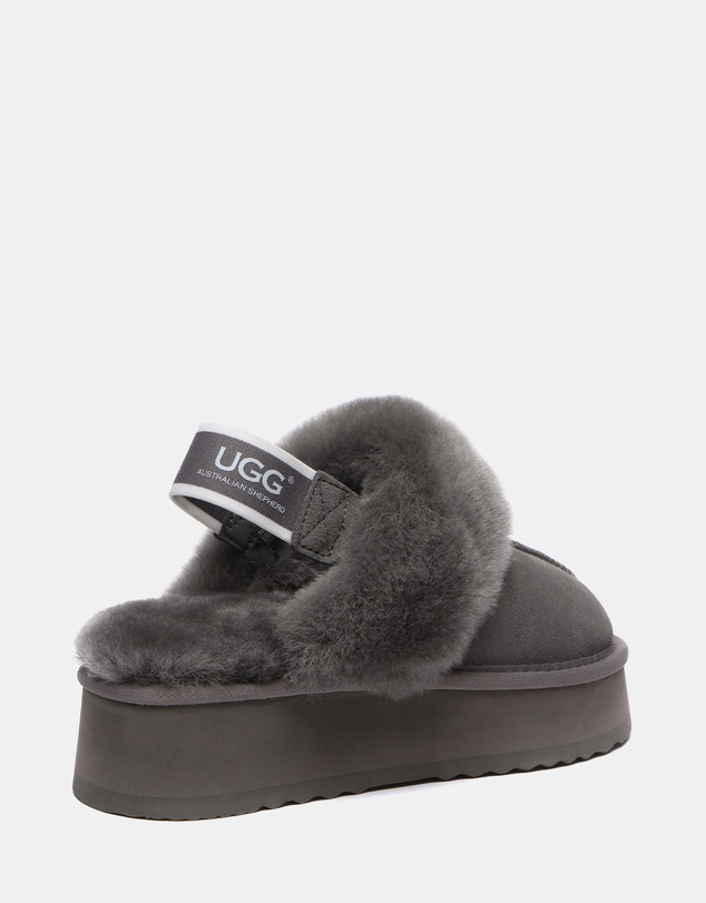 EVERAU - Australian Shepherd Ugg Waffle Platform Cow Suede Upper House Shoes