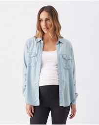 Ripe Maternity - Bec Chambray Shirt