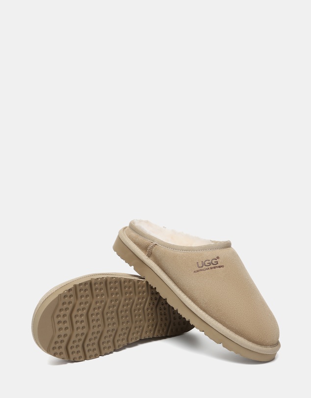 EVERAU - Australian Shepherd Ugg Nano Classic Slipper Cow Suede Upper House Shoes