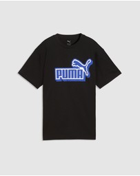 Puma - Essentials Logo Relaxed Front Graphic T-Shirt - Teens