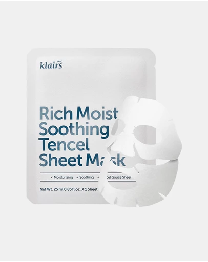 Dear Klairs - Rich Moist Soothing Tencel Sheet Mask
