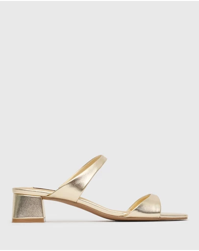 Betts - Wider Fit Argo Block Heel Mule Sandals