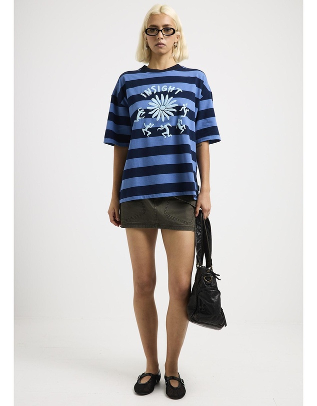Insight - Cameron Oversized Stripe T-Shirt