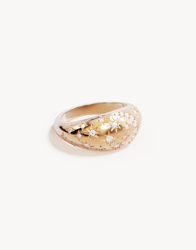 By Charlotte - My Moon and Stars Ring