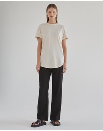 DRICOPER DENIM - Slouchy Cream Tee