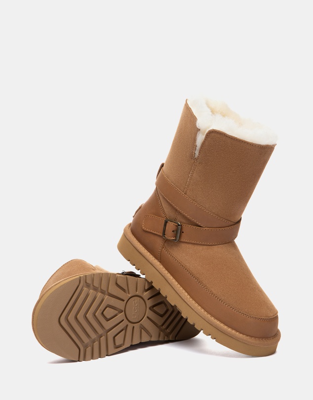 EVERAU - Australian Shepherd Ugg Short Halvik Cow Suede Upper UGG Boots