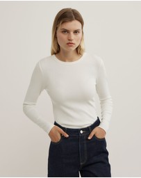 Witchery - Crew Rib Long Sleeve Top