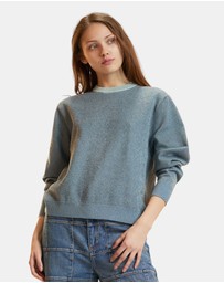 Cynthia Rowley - Metallic Knit Crewneck