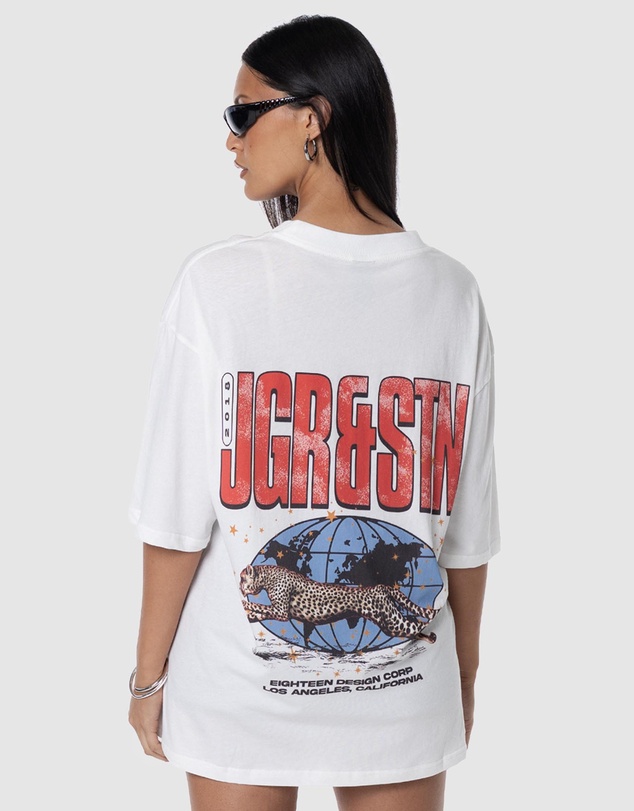 JGR & STN - Cheetah Oversized T-Shirt