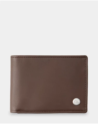 Quiksilver - Mens Mac Tri Fold Leather Wallet
