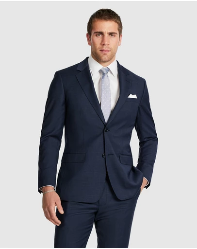 Tarocash - Ty Slim Check Wool Suit Jkt