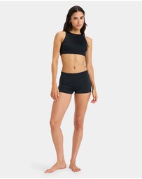 Roxy - Womens Pro Wave Crop Top Bikini Top
