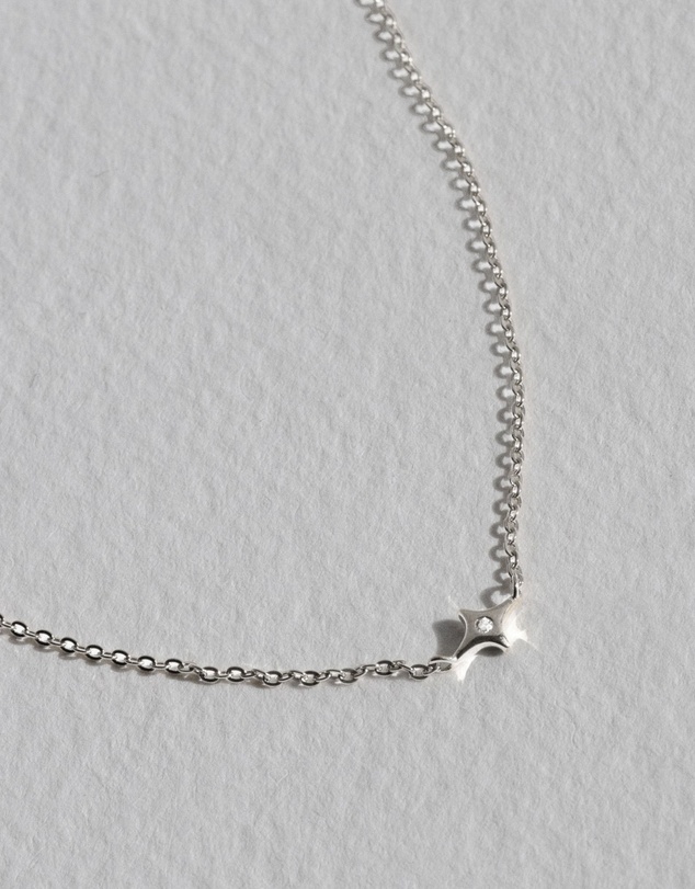 SAINT VALENTINE - Starburst Necklace - Silver