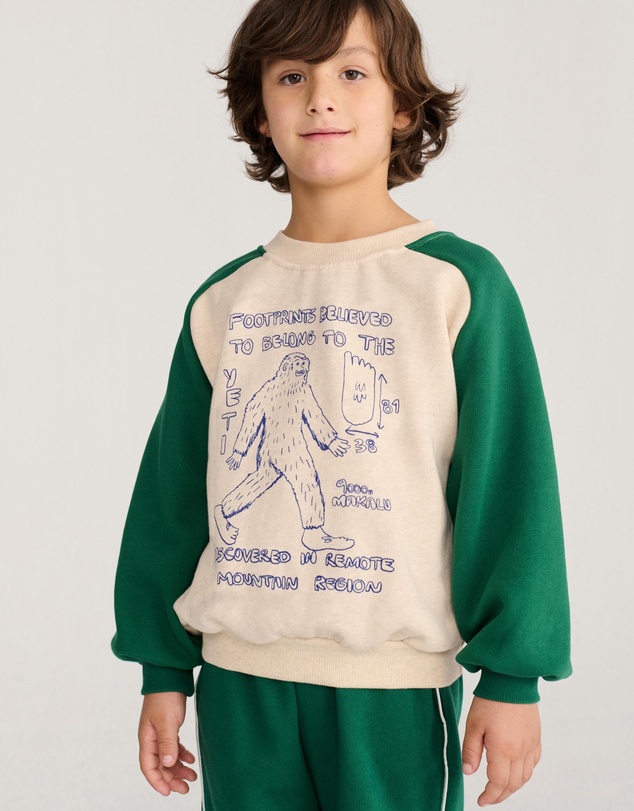 Bobo Choses - Mr. Footish Raglan Sweatshirt