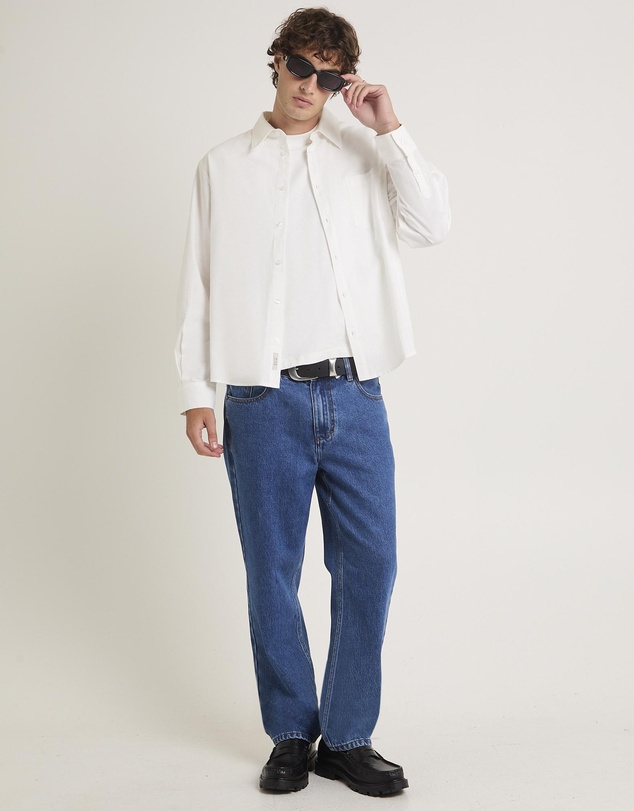 Arvust - Script Oxford Long Sleeve Shirt