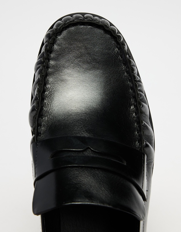 AERE - Leather Penny Loafers - Men's