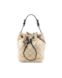 Pre-Loved by Azura Reborn - Pre-Loved CC Suede Wild Stitch Bucket Bag