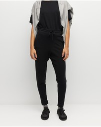 JH Lounge - JHL Slim Trackpant (Cotton Cashmere) Black