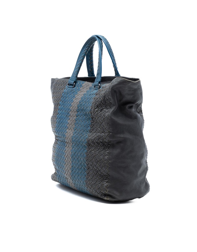 Pre-Loved by Azura Reborn - Pre-Loved Tricolor Nappa Intrecciato Convertible Tote
