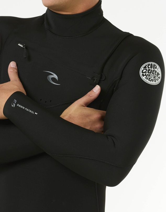 Rip Curl - Mens Dawn Patrol 4/3 Chest Zip Steamer Wetsuit