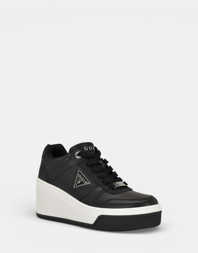 GUESS - Rozinn Lace-Up Platform Wedge Sneakers