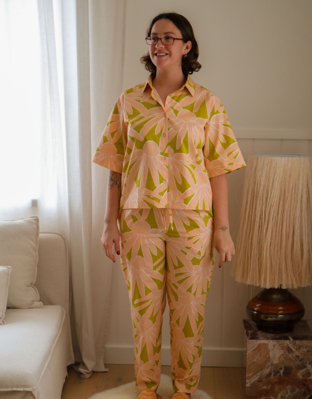 Mosey Me - Margarita Peach Pyjama Set