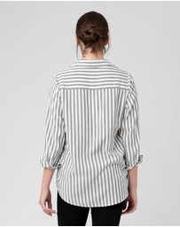 Ripe Maternity - Lou Stripe Shirt