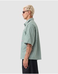 Zanerobe - Box Crop Shirt Forest Check