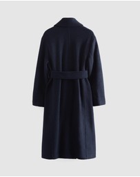 & Other Stories - Voluminous Belted Wool Coat