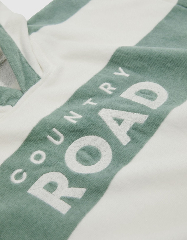 Country Road - Logo Stripe Poncho