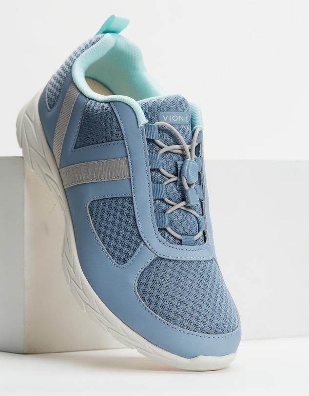 Vionic - Maren Elastic Lace Sneaker - Blue