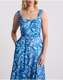 David Lawrence - Monica Stretch Linen Dress