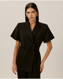 Tussah - Allira Tailored Wrap Top