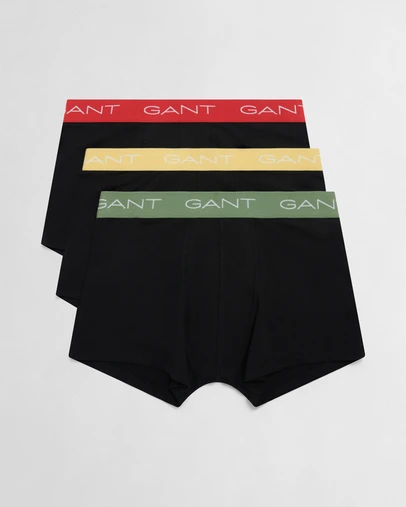 Gant - 3 Pack Contrast Waistband Boxer Briefs