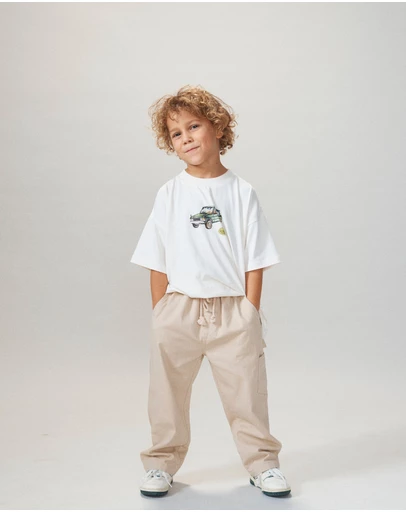 Sonnie - Freddy Twill Pants - Natural