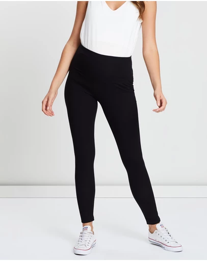Angel Maternity - Postnatal Tummy Tight Control Built-In Shaping Leggings