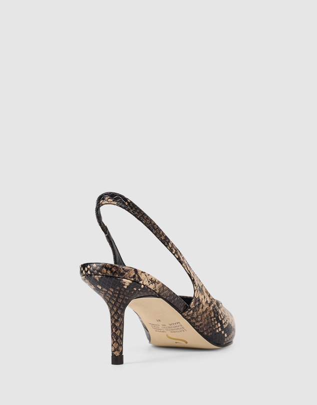 Siren - Yory Slingback Kitten Heels