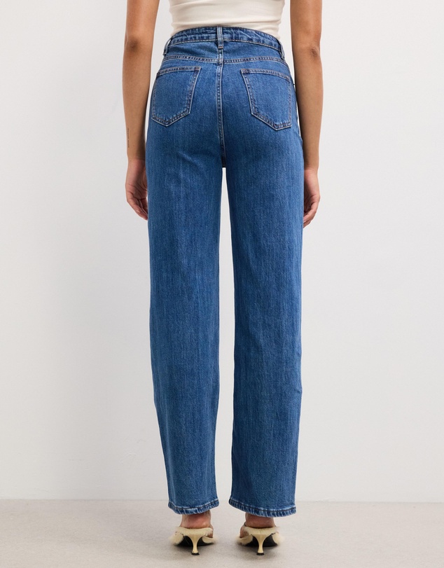 The Fated - Kaia High Waist Straight Jeans