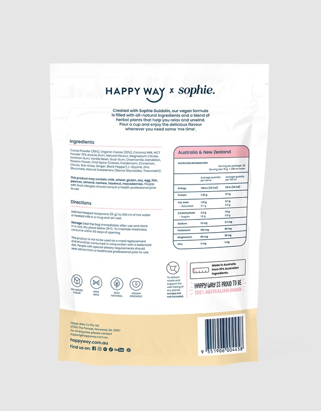 Happy Way - Vanilla Chai Hot Choccy Vegan