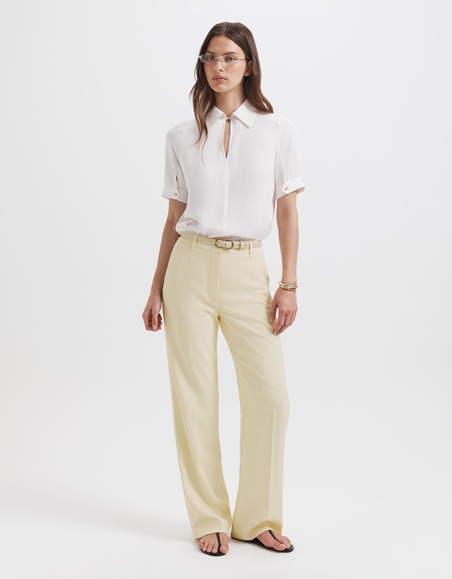 SABA - Sadie Silk Short Sleeve Blouse