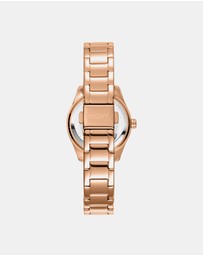 DKNY - Everyday Chambers Glitz Rose Gold Stainless Steel 30mm Watch