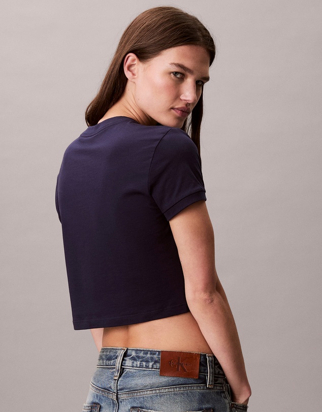 Calvin Klein Jeans - Logo Graphic Cropped T-Shirt