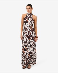 Forcast - Hazel Printed A-line Skirt