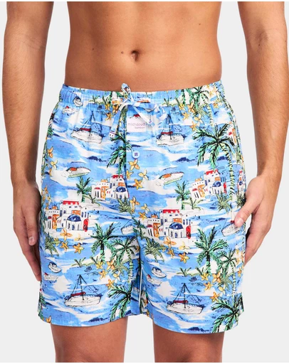 Mitch Dowd - Mitchdowd Italian Riviera Bamboo Sleep Shorts