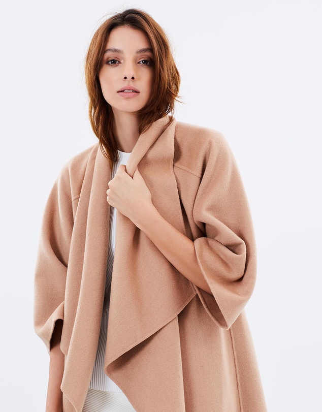 FRIEND of AUDREY - Oversized Wrap Coat
