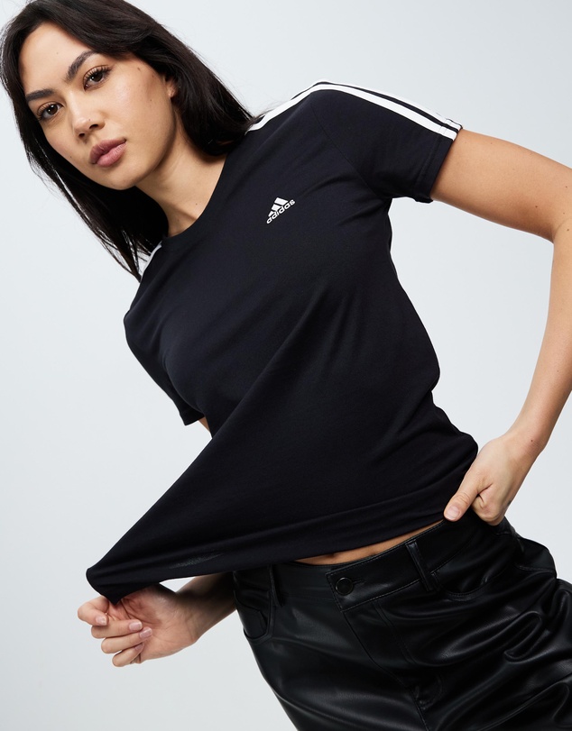 adidas Sportswear - Essentials Slim 3-Stripes Tee
