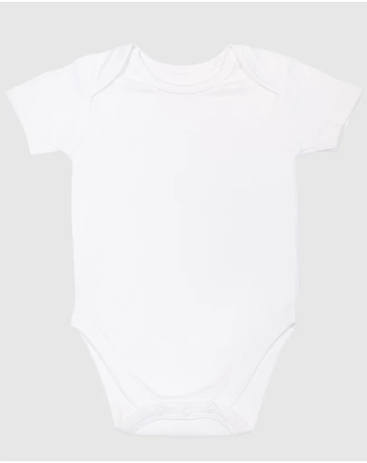 B Free Intimate Apparel - 100% Organic Cotton Short Sleeve Baby Bodysuit - Baby & Toddler